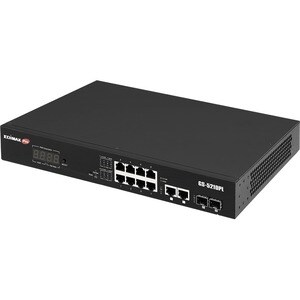 Switch Ethernet Edimax GS-5210PL 12 Porte Gestibile - Gigabit Ethernet - 10/100/1000Base-T, 1000Base-X - 2 Slot SFP - 110 
