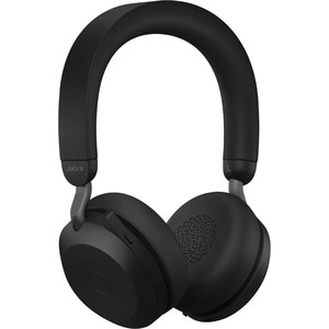 Jabra Evolve2 75 Wireless On-ear Stereo Headset - Black - Binaural - USB-C - Ear-cup - 3000 cm - Bluetooth - 20 Hz to 20 k