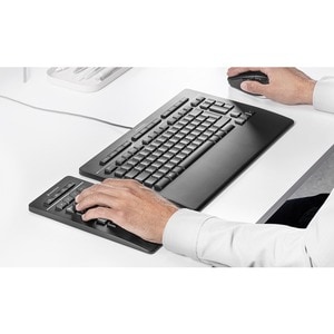 3Dconnexion Tastatur - Kabel Konnektivität - USB Typ-A Schnittstelle - Deutsch - QWERTZ Layout - Schere Keyswitch - Comput