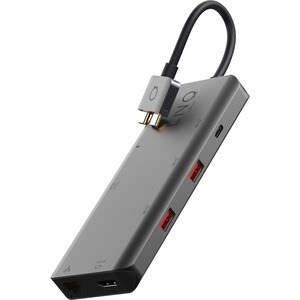 Estación de acoplamiento LINQ USB Tipo C - 100 W - Negro - 2 Pantallas admitidas - 4K - 3840 x 2160 - 2 x Puertos USB Tipo