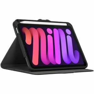 Targus VersaVu THZ914GL Carrying Case for 21.1 cm (8.3") Apple iPad mini (6th Generation) Tablet - Black - Drop Resistant,
