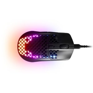 SteelSeries Aerox 3 Gaming Mouse - USB Type A - Optical - 6 Button(s) - Onyx - Cable - 18000 dpi - Right-handed