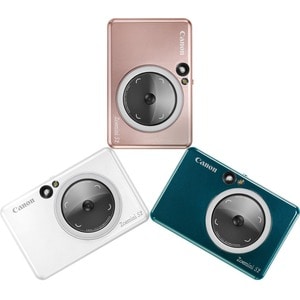 Canon Zoemini S2 8 Megapixel Compact Camera - Pearl White - CMOS Sensor