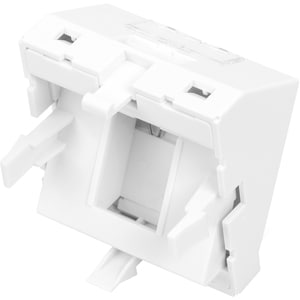 Digitus Frontplatte - 1 x Gesamtzahl Buchse(n) - Acrylnitril-Butadien-Styrol (ABS), Polycarbonat - Weiß - 1 - 1 x Ungelade