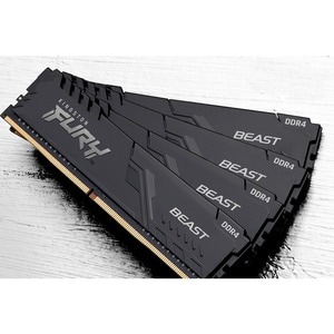 Kingston FURY Beast 32GB (4 x 8GB) DDR4 SDRAM Memory Kit - For Desktop PC - 32 GB (4 x 8GB) - DDR4-3600/PC4-28800 DDR4 SDR
