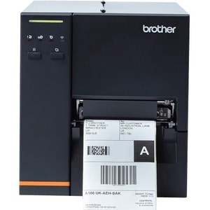 Brother TJ-4120TN Industrial Impressora de transferência térmica/térmica direta - Monocromático - Impressão de etiqueta - 