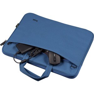 Trust Bologna Tasche für 40,6 cm (16 Zoll) Notebook - Blau - Polyethylenterephthalat (PET) Körper - Polyster Außenmaterial
