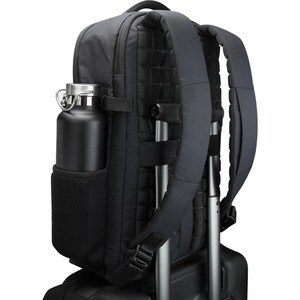 Timbuk2 Division Carrying Case (Backpack) for 15" Notebook - Eco Black Deluxe - Water Resistant Bottom - Nylon Body - Shou