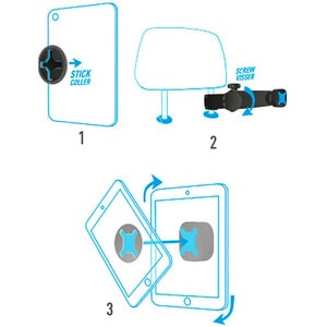 MOBILIS U.FIX Vehicle Mount for Tablet, Smartphone - 1 Display(s) Supported