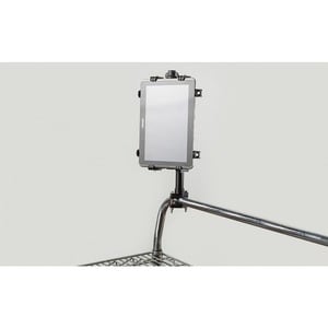 Zirkona Pole Mount for Monitor - 1 Display(s) Supported - 9.98 kg Load Capacity - 75 x 75 - VESA Mount Compatible - Anodiz