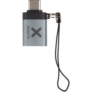 Xtorm Connect Data Transfer Adapter - 1 x Type A USB 3.1 USB Female - 1 x Type C USB 3.1 USB Male - Grey