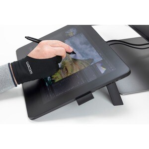 Wacom Grafikhandschuhe - für Rechte/Linke Hand - Elasthan, Polyester - Schwarz - Atmungsaktiv, Dehnbar, Durable, Bequem, S