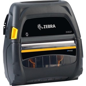 Zebra ZQ521 Mobile Direct Thermal Printer - Monochrome - Label/Receipt Print - USB - Bluetooth - Near Field Communication 