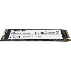 Patriot Memory P300 128 GB Solid State Drive - M.2 2280 Internal - PCI Express NVMe (PCI Express NVMe 3.0 x4) - Notebook, 