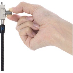 Kensington Slim N17 2.0 Keyed Laptop Lock for Wedge-Shaped Slots - Master Keyed On Demand - 5.91 ft Cable - Master Keyed L