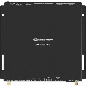 Crestron AirMedia AM-3200-WF-I Audio/Video Switchbox - Cable - 3840 x 2160 - 4 Display - Display, Notebook, Smartphone, Ta