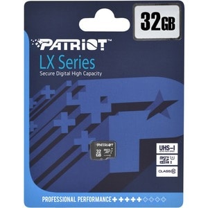 Patriot Memory 32 GB Class 10/UHS-I (U1) microSDHC - 1 - 80 MB/s Read