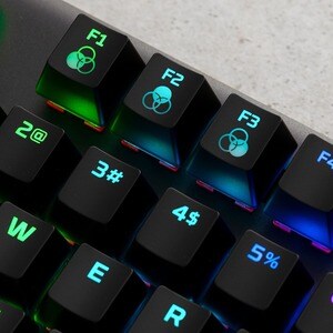 HyperX Mechanical Gaming Keyboard - HX Blue (US Layout) - Cable Connectivity - USB Type C Interface - RGB LED - English (U