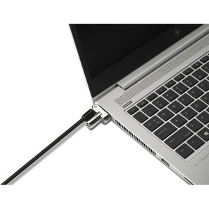 Kensington Universal Cable Lock For Notebook - 1.83 m Cable - Patented T-bar/Key Lock - Carbon Steel - For Notebook