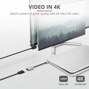 TRUST - Adaptateur USB-C vers HDMI Adaptateur USB-C vers HDMI avec support vidéo 4K Ultra HD et audio multicanal DALYX