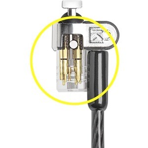 Kensington MicroSaver 2.0 Portable Keyed Laptop Lock - Portable - Keyed Lock - For Notebook 