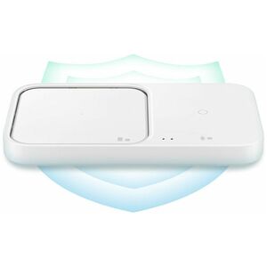 Samsung Super Fast Wireless Charger Duo (with Adapter and Cable) - 9 V DC Input - Input connectors: USB - LED Indicator, S