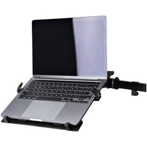 StarTech.com VESA Laptop Tray, Adjustable Monitor Arm Laptop Tray, Secures Notebooks up to 4.5kg (9.9lb), 75x75 & 100x100 