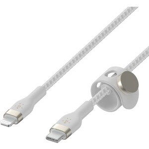 Belkin BoostCharge Pro Flex 2,99 m Lightning/USB-C Datentransferkabel - Cable for iPhone, iPad, iPod, iPad Air, iPad Pro, 