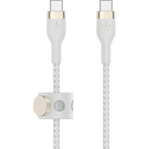 Belkin BOOST↑CHARGE PRO Flex 3 m USB-C Datentransferkabel - Cable for iPad Pro, iPad mini, iPad Air, Tablet, Smartphone, N
