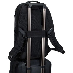 Thule Accent Carrying Case (Backpack) for 26.7 cm (10.5") to 40.6 cm (16") MacBook, Tablet, Travel - Black - 1680D Polyest