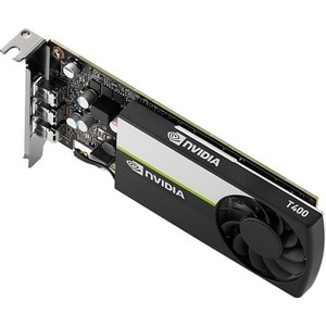PNY NVIDIA T400 Grafikkarte - 4 GB GDDR6 - Low Profile - 420 MHz Core - 1,43 GHz Boost-Taktfrequenz - 64 Bit Busbreite - P