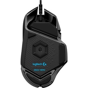 Logitech G G502 HERO 游戏鼠标 - USB - 光学 - 11 按钮 - 11 可编程按钮 - 黑 - 电缆 - 25600 dpi