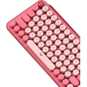 Logitech POP Keys 键盘 - 无线 连接 - 机械 按键开关 - 蓝牙 - 5.1 - 10 m - 铬操作系统 - 计算机, 平板, 智能电话, iPad - PC, Mac - AAA 支持的电池尺寸