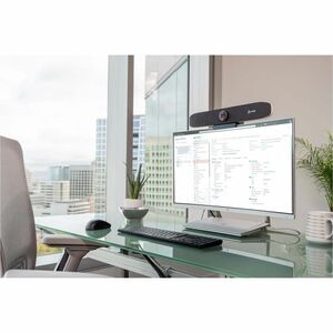 Poly Studio P15 视频会议摄像头 - USB 3.0 A 型 - 4K - 3840 x 2160 视频 - 90° Angle - 三脚架 - 麦克风 - Windows 8.1, Windows 10, Mac OS X 10