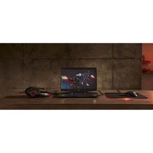 HP 鼠标垫 - 3.8 毫米 x 899.9 毫米 x 399.8 毫米 尺寸 - 黑 - 橡胶 - 防滑