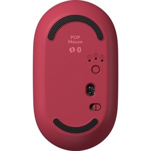 Logitech POP Mouse 鼠标 - 蓝牙 - USB - 光学 - 2 可编程按钮 - 无线 - 4000 dpi - 滚轮