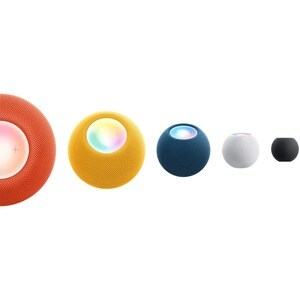 Apple HomePod mini 蓝牙 智能音箱 - Siri 支持 - 橙 - 360° Circle Sound - 无线局域网