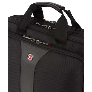 Wenger Legacy 67652140 Carrying Case for 16" Notebook - Black, Gray - Tear Resistant Shoulder Strap - Polyester, Nylon Bod