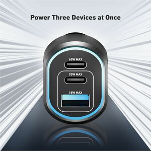 CODi Auto Adapter - 65 W - 12 V DC, 24 V DC Input - Black