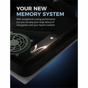 Sabrent M.2 NVMe Heatsink for the PS5 Console - Aluminum, Metal - Gaming Console