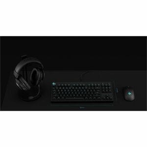 Logitech G PRO Gaming Keyboard - Cable Connectivity - USB Interface - RGB LED - Spanish - QWERTY Layout - Black - Mechanic