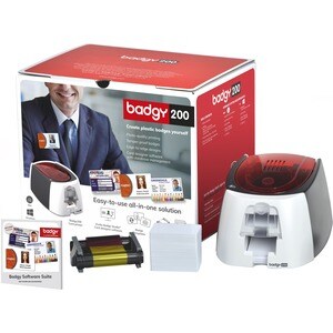 Badgy Badgy200 Secretária Dye Sublimation/Thermal Transfer Printer - Cor - Card Print - USB - 17 Segundo Mono - 40 Segundo