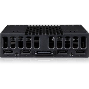 Icy Dock FlexiDOCK MB024SP-B Drive Enclosure 12Gb/s SAS, SATA/600 - Serial ATA/600 Host Interface External - Black - Hot S