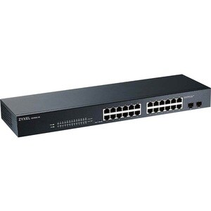 ZYXEL GS1900 GS1900-24 24 Ports Manageable Ethernet Switch - Gigabit Ethernet - 10/100/1000Base-T, 1000Base-X - 2 Layer Su
