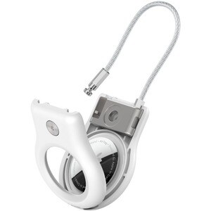 Belkin AirTag, Remote Control, Key, Luggage Asset Tracking Tag Loop - Plastic - White