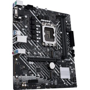 Asus Prime H610M-E D4 Desktop Motherboard - Intel H610 Chipset - Socket LGA-1700 - Pentium Gold, Celeron, Core i5, Core i9