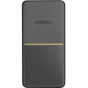 OtterBox Power Bank - Black - 20000 mAh - 3 A - 5 V DC, 9 V DC, 12 V DC Output - 5 V, 9 V, 12 V Input - 2 x USB - Black