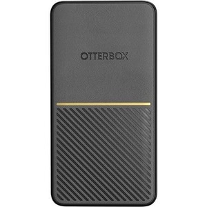 OtterBox Power Bank - Black - 15000 mAh - 3 A - 5 V DC, 9 V DC, 12 V DC Output - 5 V, 9 V, 12 V Input - 2 x USB - Black