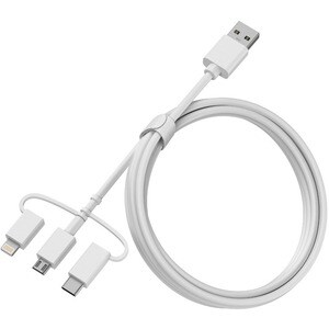 OtterBox Power Bank - White - For USB Type A Device, Micro USB Device, USB Type C Device, Lighting Equipment - 5000 mAh - 
