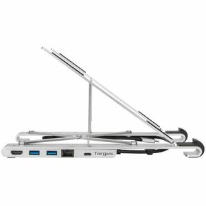 Targus AWU100005GL USB-Typ C Docking Station für Maus, Tastatur, Workstation, Notebook, Festplatte - Silber - Tragbar - 1 